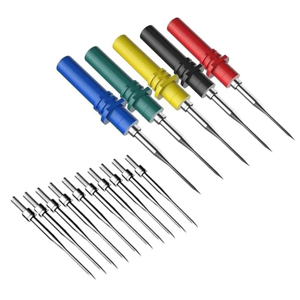 15pcs Automotive Diagnostic Test Probe Puncture Needles Oscilloscope Probe Pins Set Repair Tool Accessories HT307 Peaceful Pleasures Health and Wellness