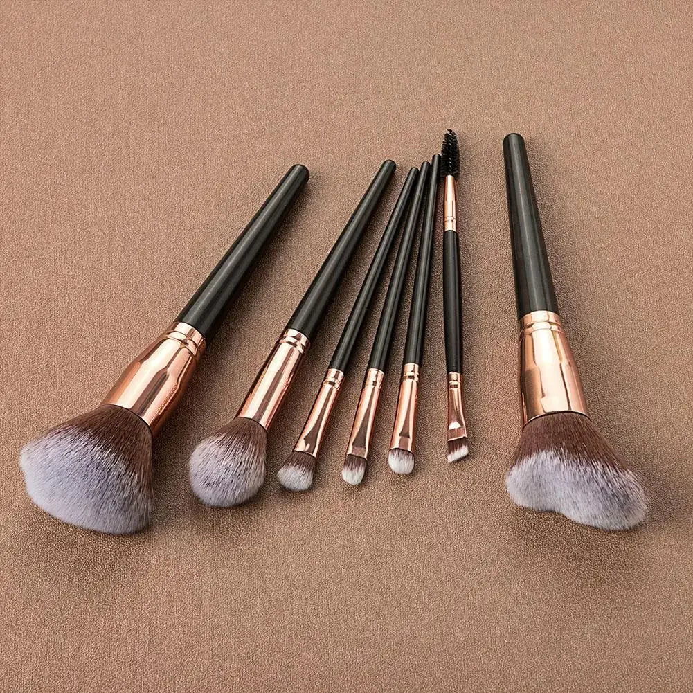 7PCs/Kit makeup brush custom Women Essential Foundation Makeup Brushes for Powder Concealers Eye Shadows Blush Make Up Brushes Peaceful Pleasures Health and Wellness