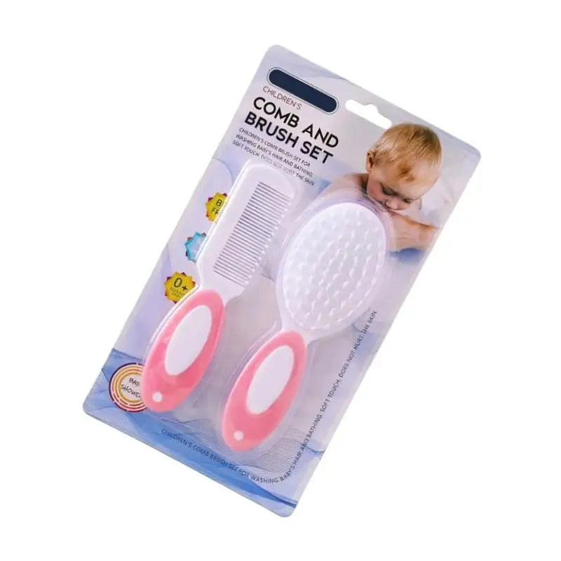 Baby Bath Brush & Comb Set – Soft Bristles for Infant Scalp