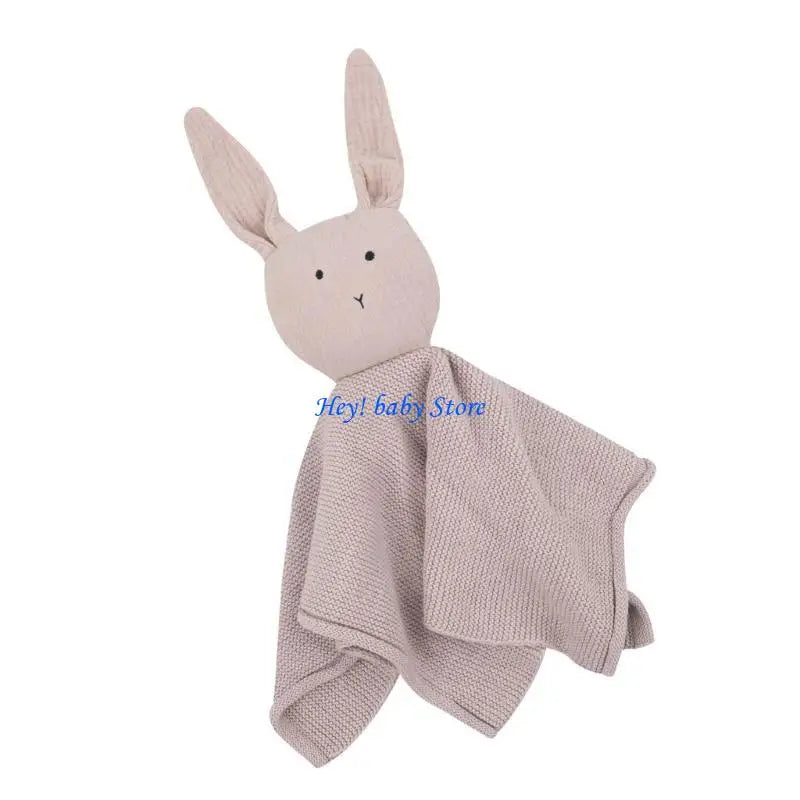 Baby Cotton Soothing Comforter Blanket | Rabbit Snuggle Toy