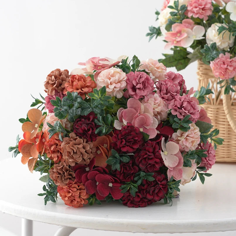 Artificial Silk Hydrangea Bouquet | Wedding & Home Décor