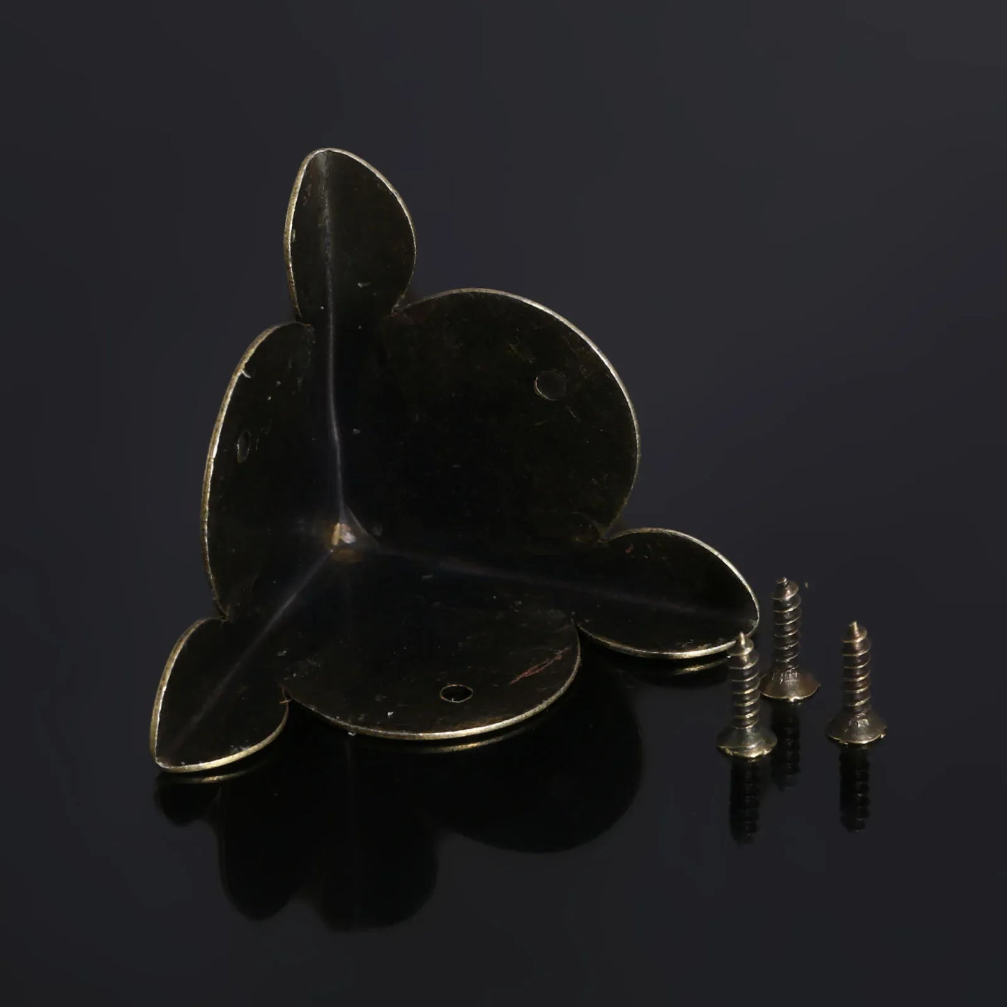 12pcs Antique Brass Corner Protectors for Furniture & Jewelry Boxes