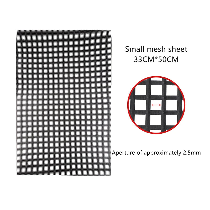 Plastic Mesh Cloth for Latch Hook Bags & Rug Crafts – 7 Sizes