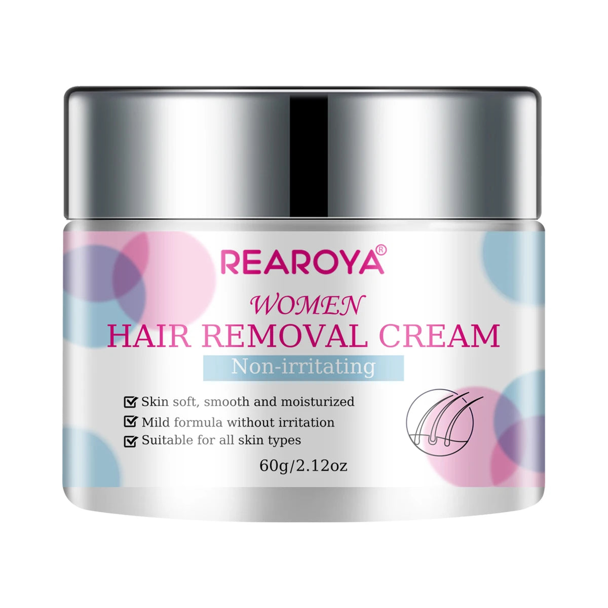 REAROYA Painless Hair Removal Cream – Body & Intimate Areas