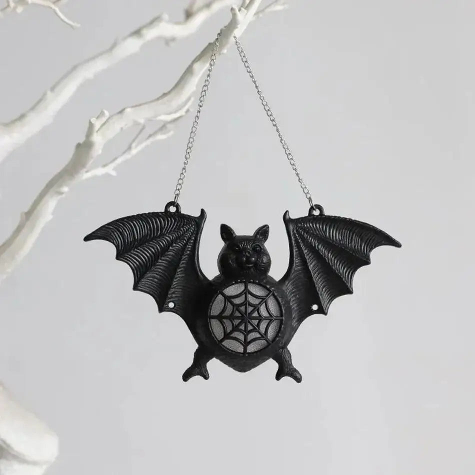 Halloween Glowing Bat Lamp Colorful Gradient LED Pendant Ghost