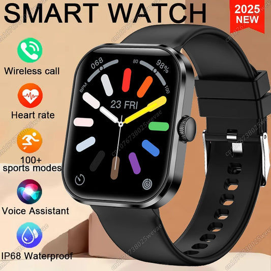 Smart Watch Bluetooth Call AI Voice Heart Rate IP67 – Men & Women Sport Smartwatch Peaceful Pleasures Health and Wellness
