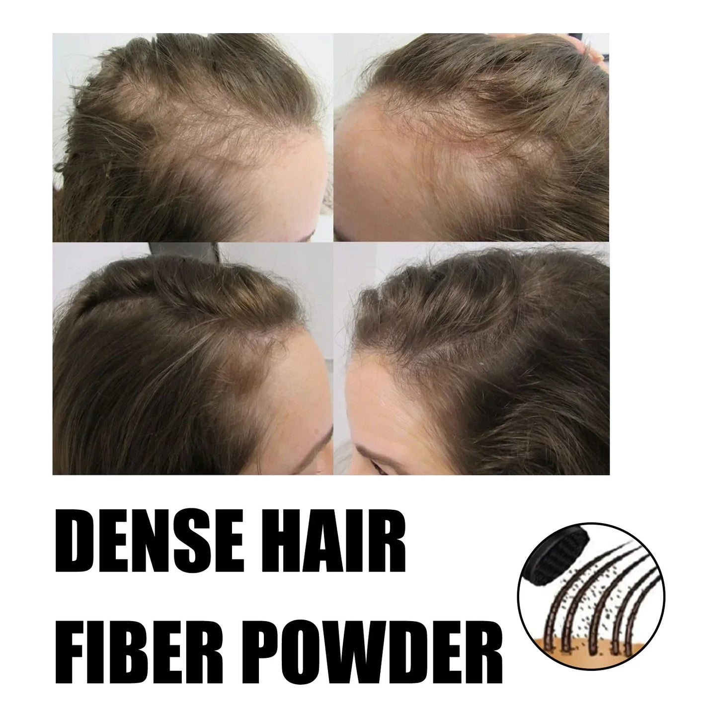 EELHOE Hair Building Fibers – Hairline Filler & Powder 12g
