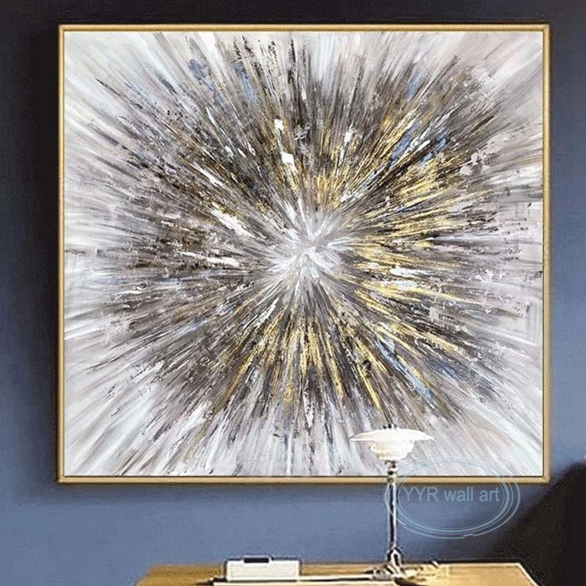 Unique Abstract Art Design Painter Handmade Oil Painting Canvas Wall Artwork Living Room Bedroom Home Decor Poster Acrylic Mural Peaceful Pleasures Health and Wellness