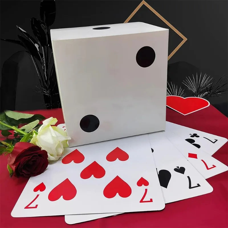 28cm Casino Dice Gift Box | Vegas Party Decoration Prop