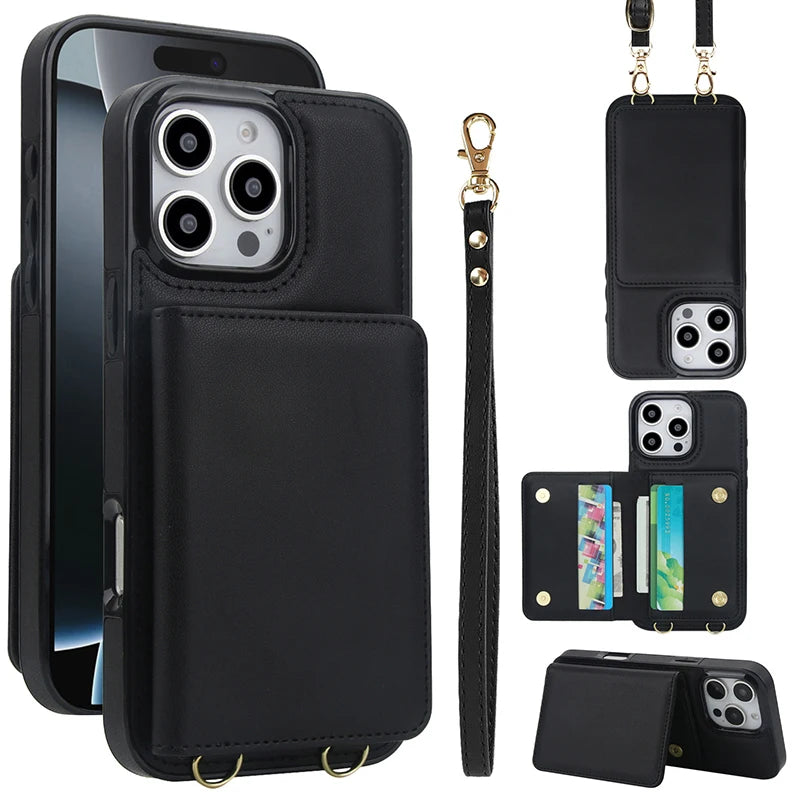 case for iphone 15 pro max with pocket magsafe wallet for iphone 17 pro card case smartphone case for iphone 16 phone covers Peaceful Pleasures Health and Wellness