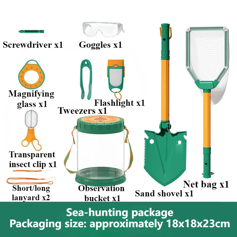 Kids Beach Sea Catching Adventure Toy Set | Ocean Explorer Kit