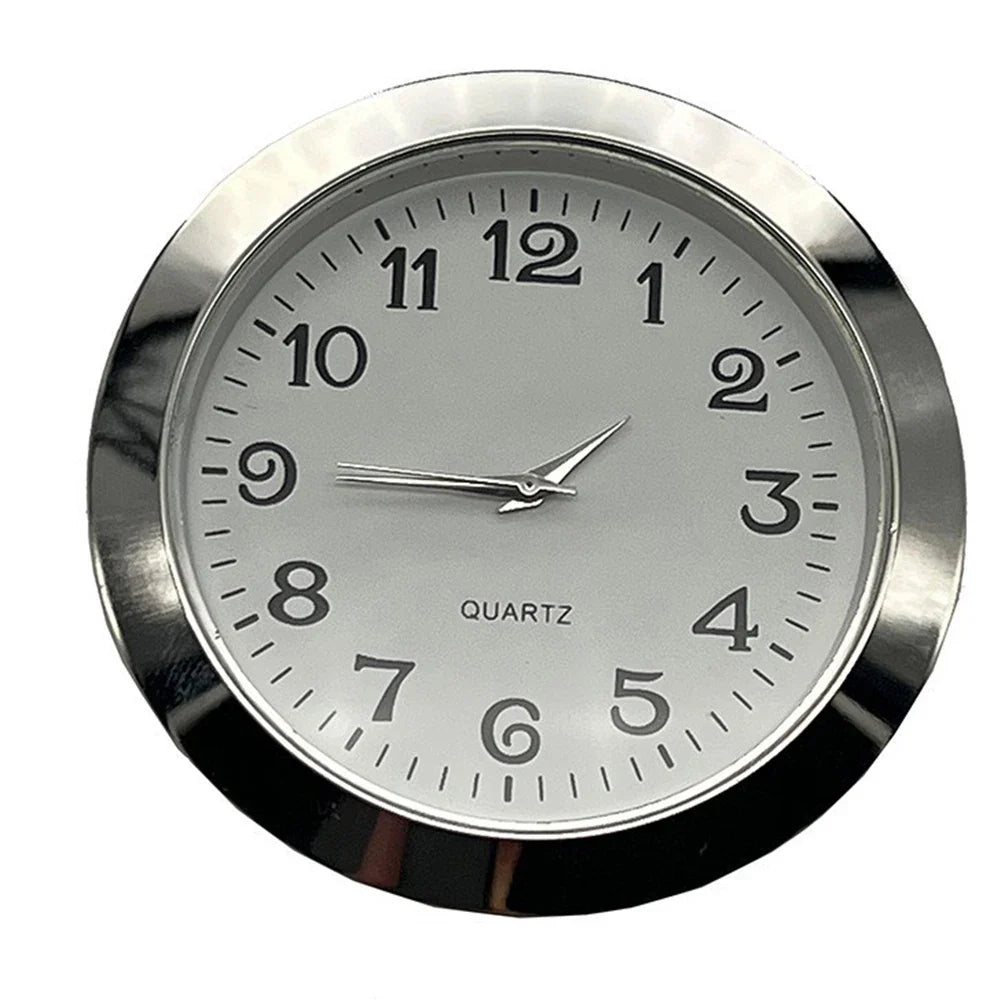 55mm Round Quartz Clock Insert – Arabic & Roman Numerals DIY