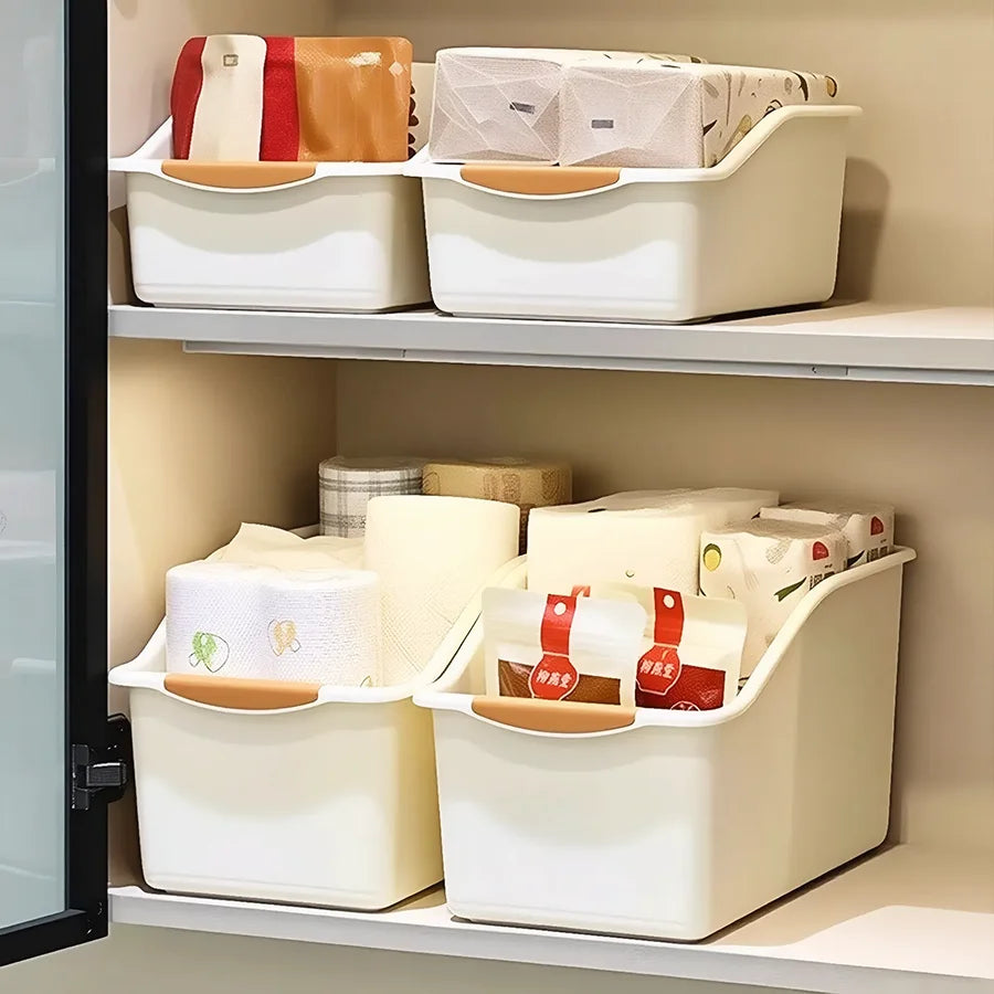 Under Sink Organizer with Wheels – Set of 2/3 Pull-Out Storage Baskets