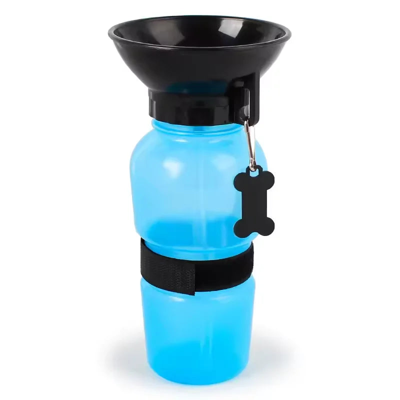 500ml Portable Pet Water Bottle – Leak-Proof Travel Cup for Dogs