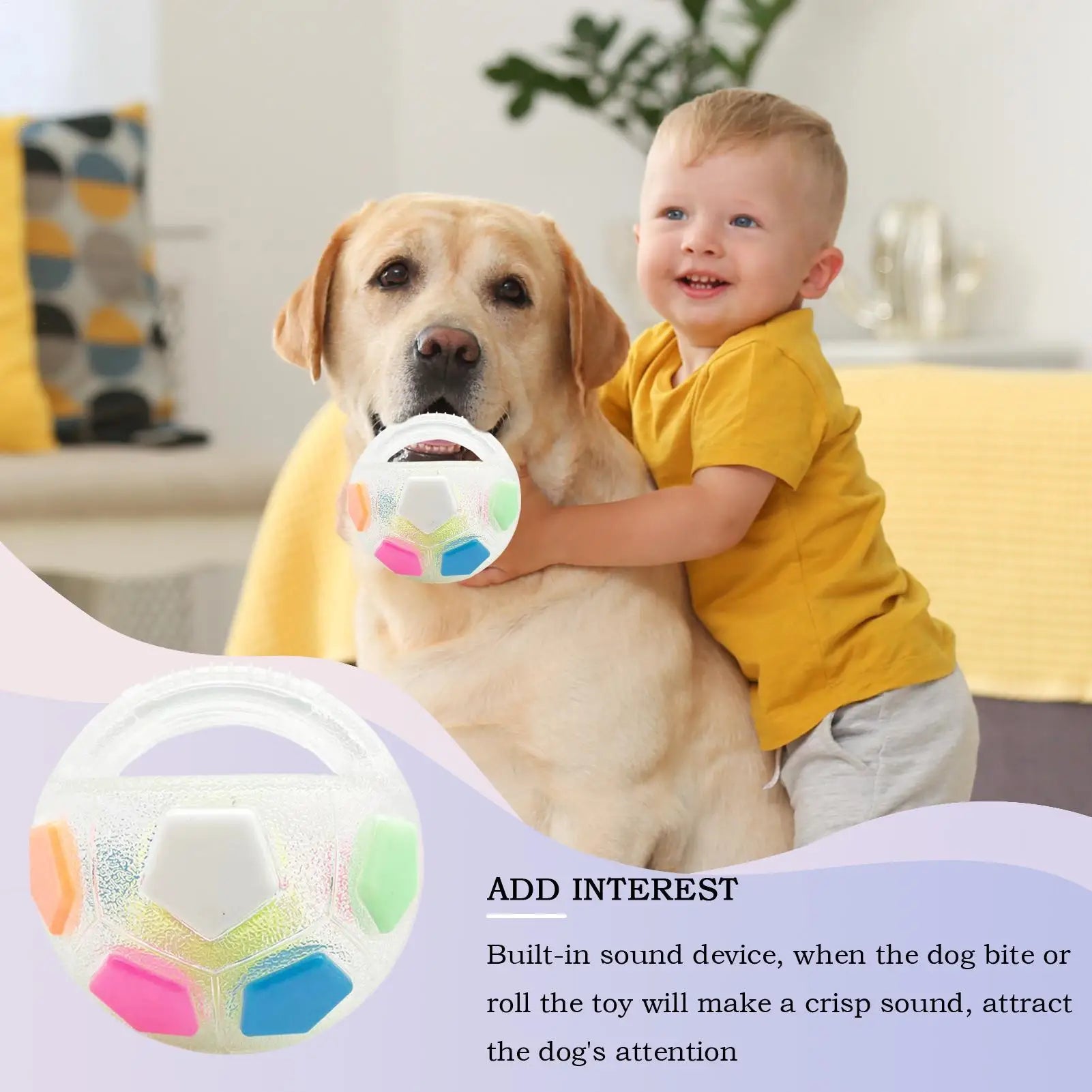 New football tennis ball shaped pet dog toys durable teething relief to accompany outdoor training squeak toys Peaceful Pleasures Health and Wellness