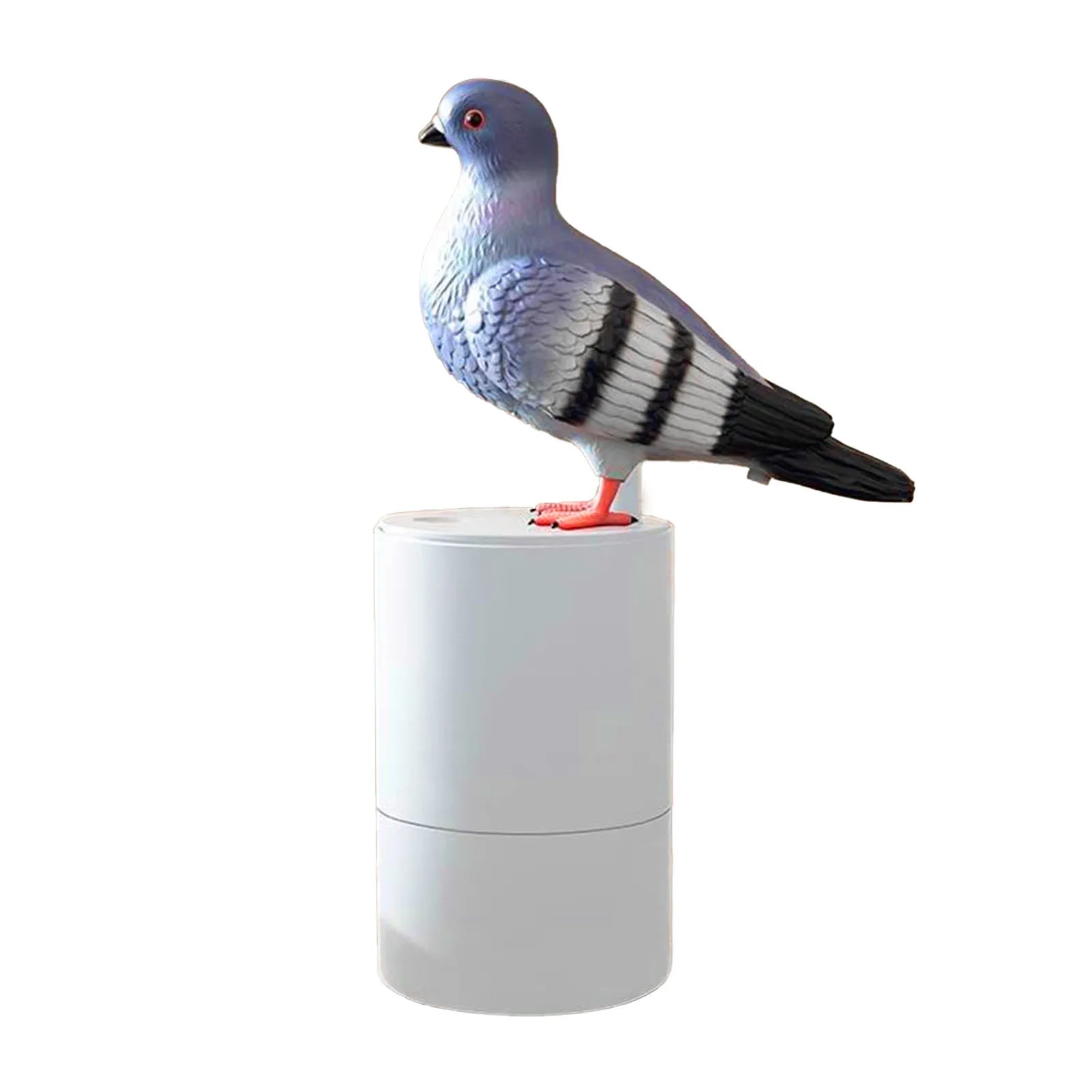 Foaming Soap Container Blue Bird Shape Automatic Induction Soap Dispenser Refillable Touchless Battery Powered for Countertop Peaceful Pleasures Health and Wellness Default Title