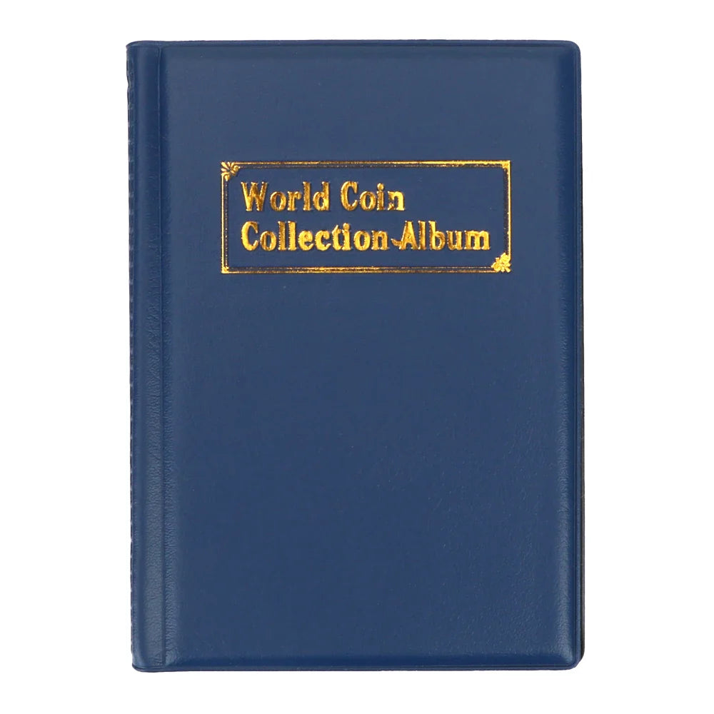 120-Pocket Coin Collection Album – PVC Collector Book