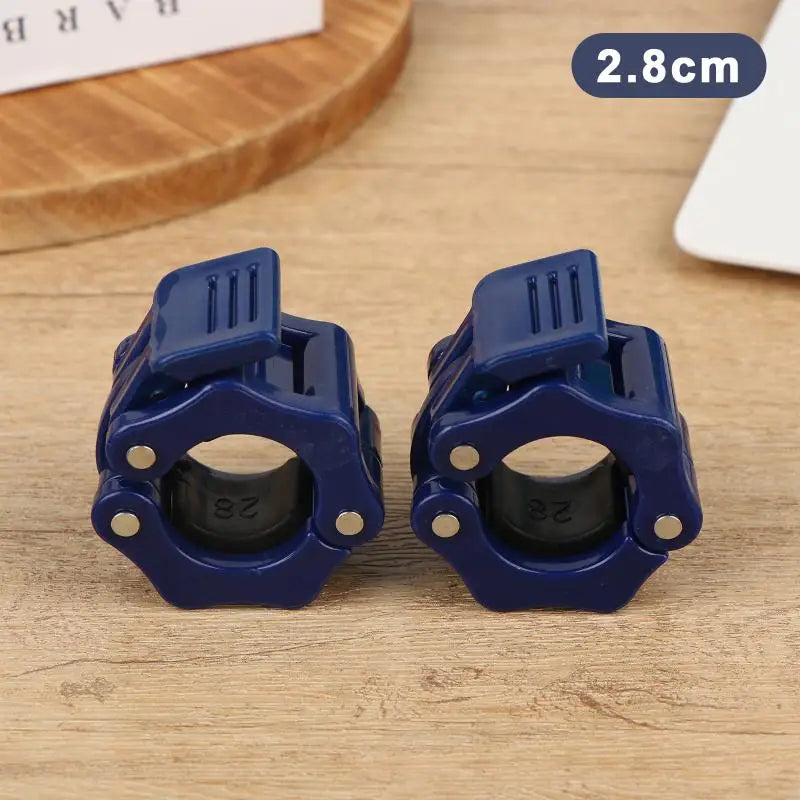Barbell Collar Clips 25/28mm Quick Release Locking Clamps | Gym