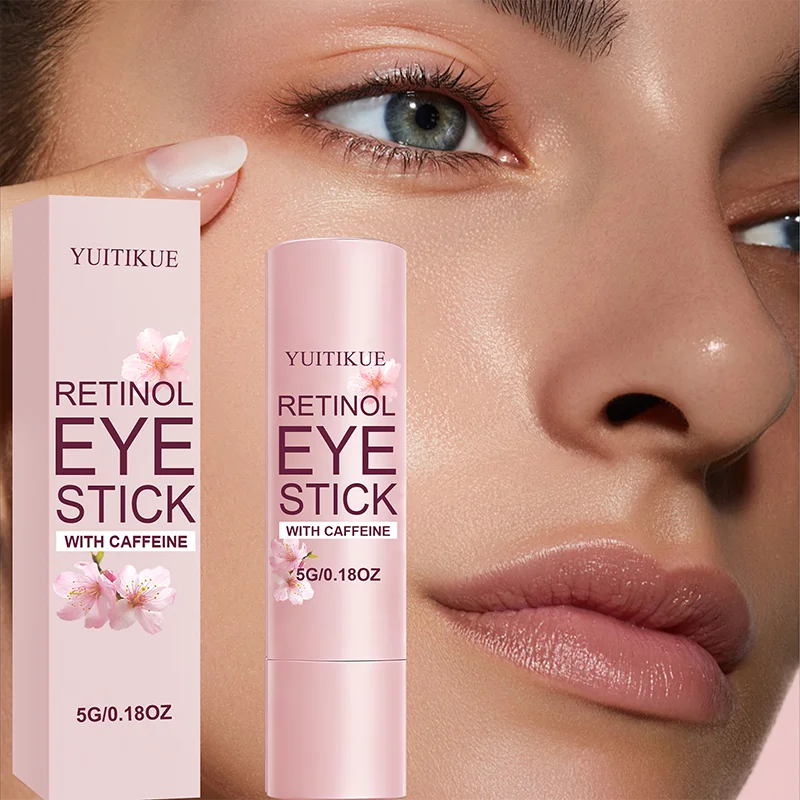 Retinol Eye Stick, Yuitikue 5g Caffeine Infused Eye Care Stick for Reducing Dark Circles, Puffiness & Smoothing Wrinkles Peaceful Pleasures Health and Wellness