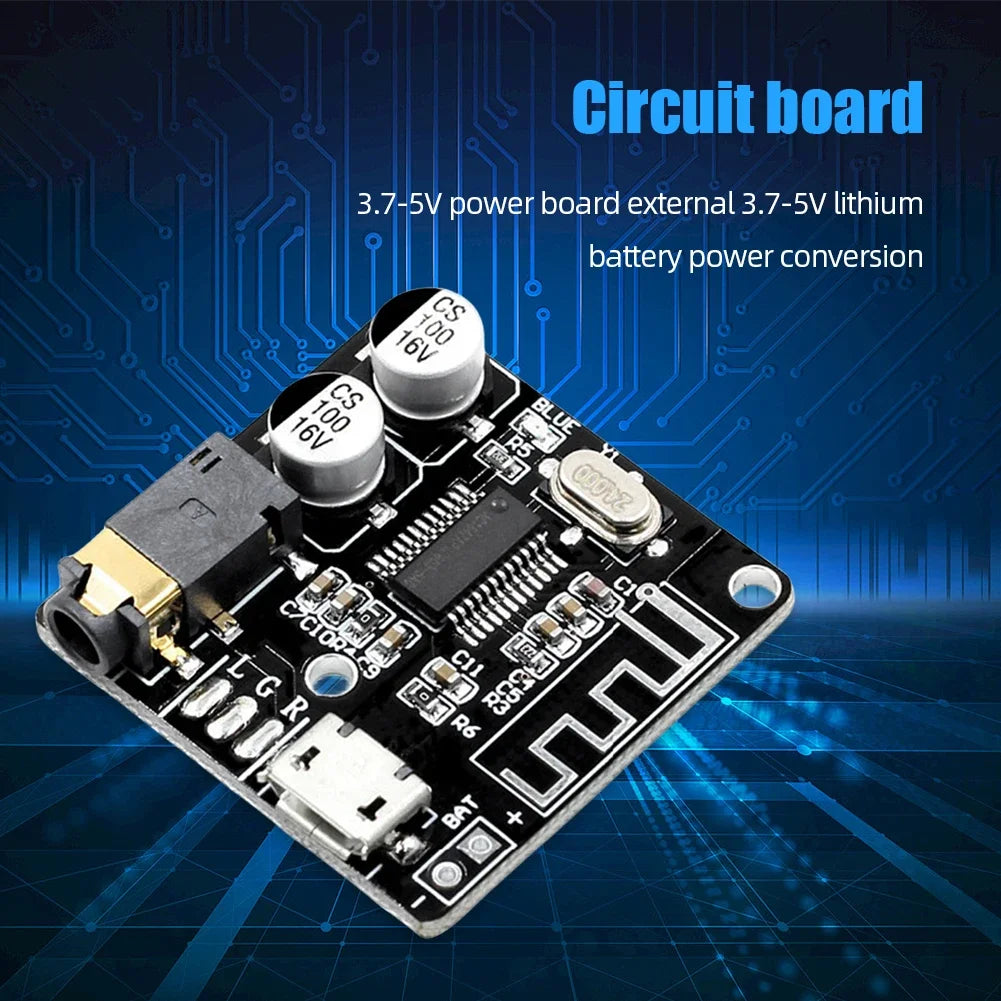 1-5PCS VHM-314 Wireless Stereo Music Module 3.5mm Audio Aux Bluetooth Audio Receiver Board Micro USB 5V Car Audio Decoder Board Peaceful Pleasures Health and Wellness