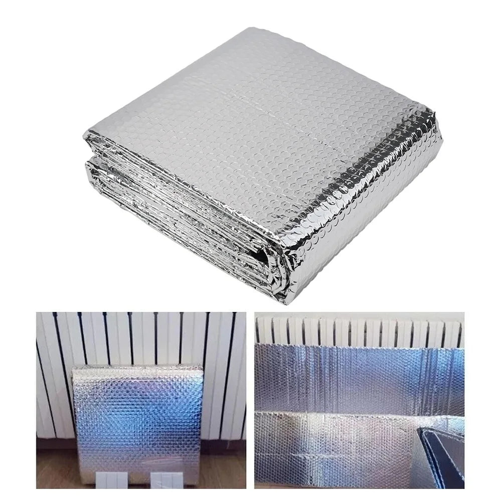 Radiator Insulation Foil 5m X Double Sided Aluminum Sheet Foam
