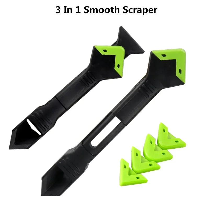 5 In 1 Silicone Remover Sealant Smooth Scraper Caulk Finisher Grout Kit Tools Floor Mould Removal Hand Tools Set Accessories Peaceful Pleasures Health and Wellness
