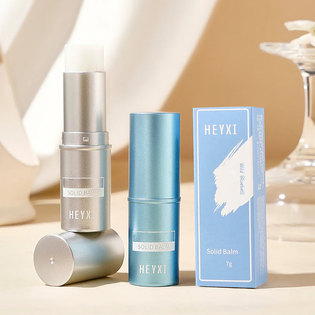 HEYXI Solid Perfume Set 3-Pack – Long-Lasting Fragrance Balm