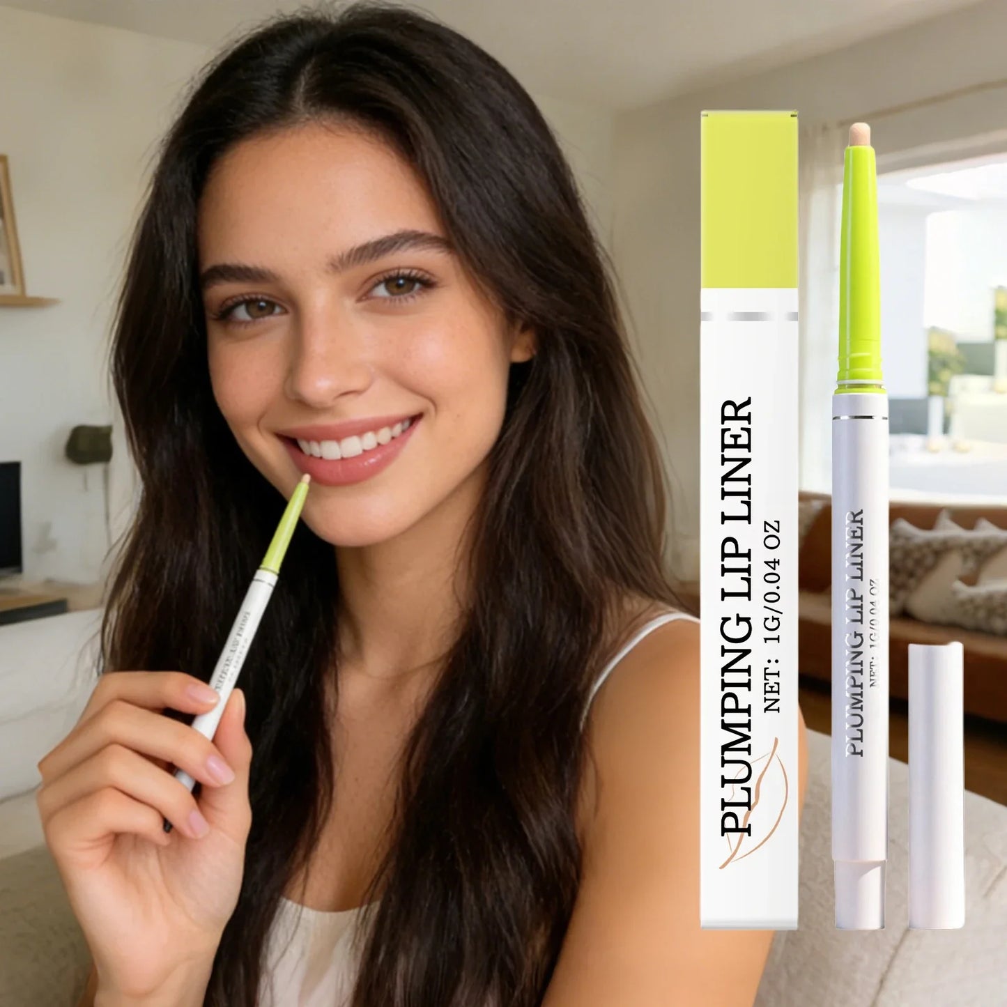Matte Plumping Lip Liner Pencil – Waterproof & Long-Lasting