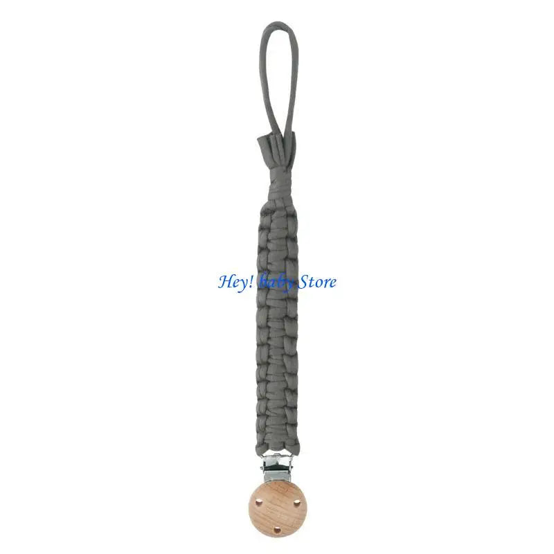 Handmade Crochet Pacifier Clip | Cotton Baby Dummy Chain