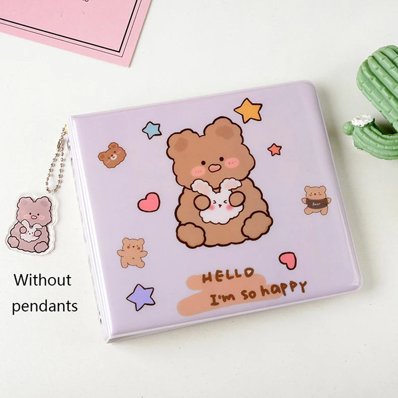 20-Capacity Cute Bear Hard CD/DVD Case Organizer | Portable