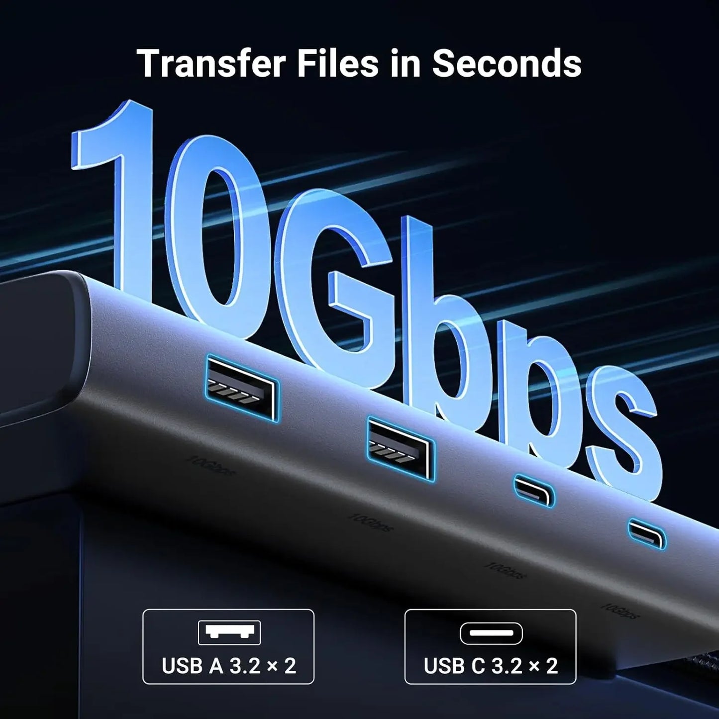 8-in-1 USB-C Docking Station with Dual HDMI, VGA, USB Ports, 100W PD for MacBook, Dell, HP Peaceful Pleasures Health and Wellness