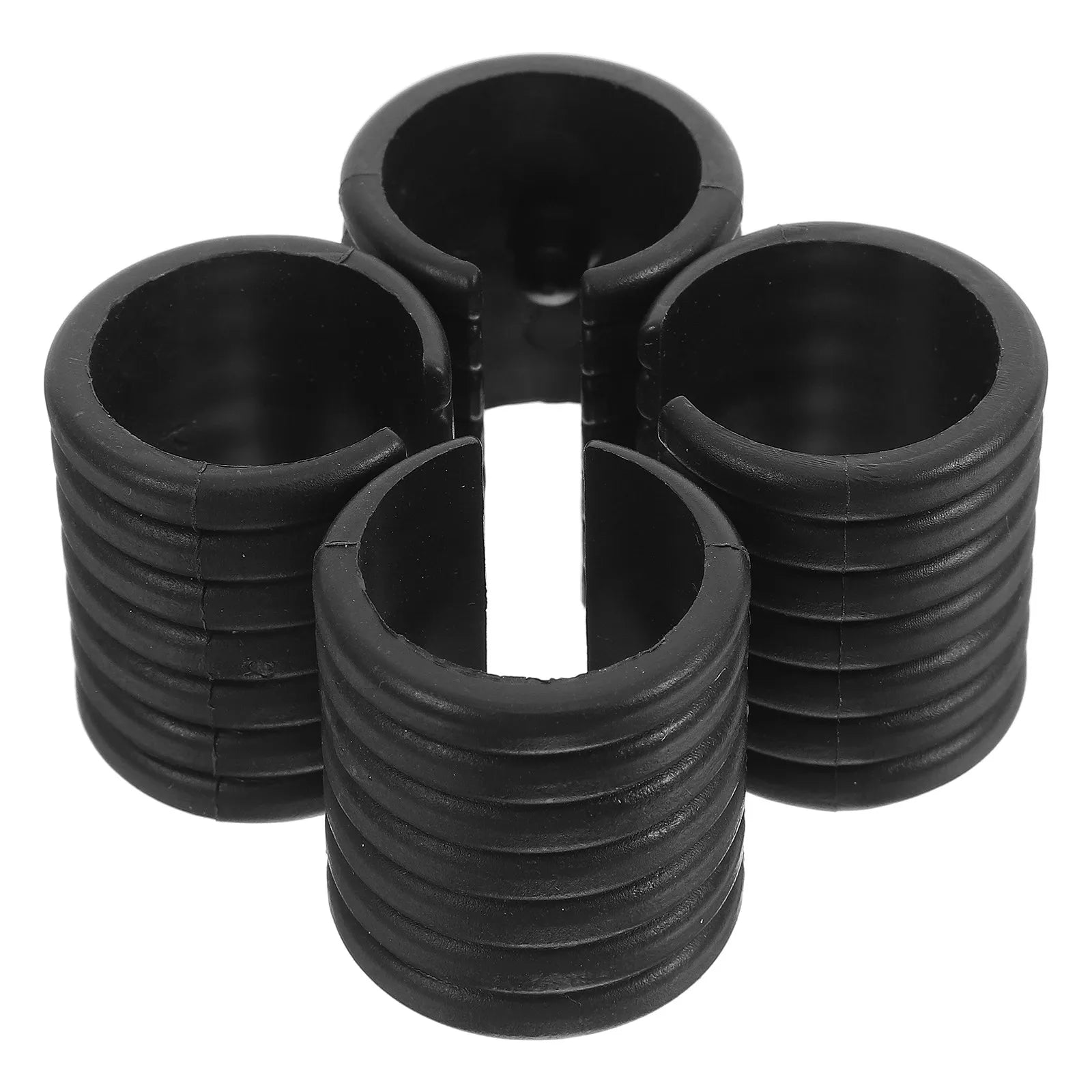 4Pcs Plastic U-Shape Nonslip Chair Leg Caps for Beach Chairs Camping Folding Tables Grass Mud Sand Stability Protection Peaceful Pleasures Health and Wellness