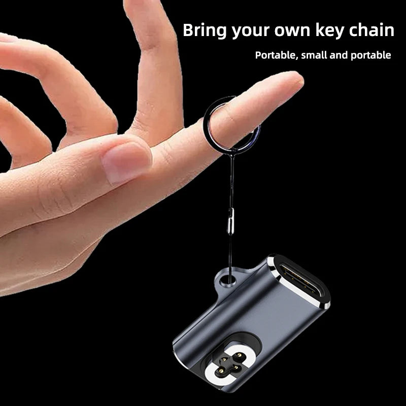 Portable Headphone Charger Adapter for SHOKZ OpenSwim Pro S710 USB C Fast Charging Converter for Shokz Magnetic Connector Peaceful Pleasures Health and Wellness