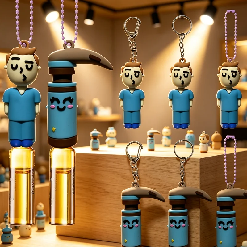 Ampoule Bottle Opener Keychain | Rubber Vial Breaker Tool