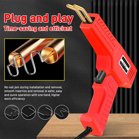 New Stapler Plastic Welding Machine Bumper Repair Kit Soldering Iron For Plastic Repair Car Bumper Repair Welding Gun Peaceful Pleasures Health and Wellness