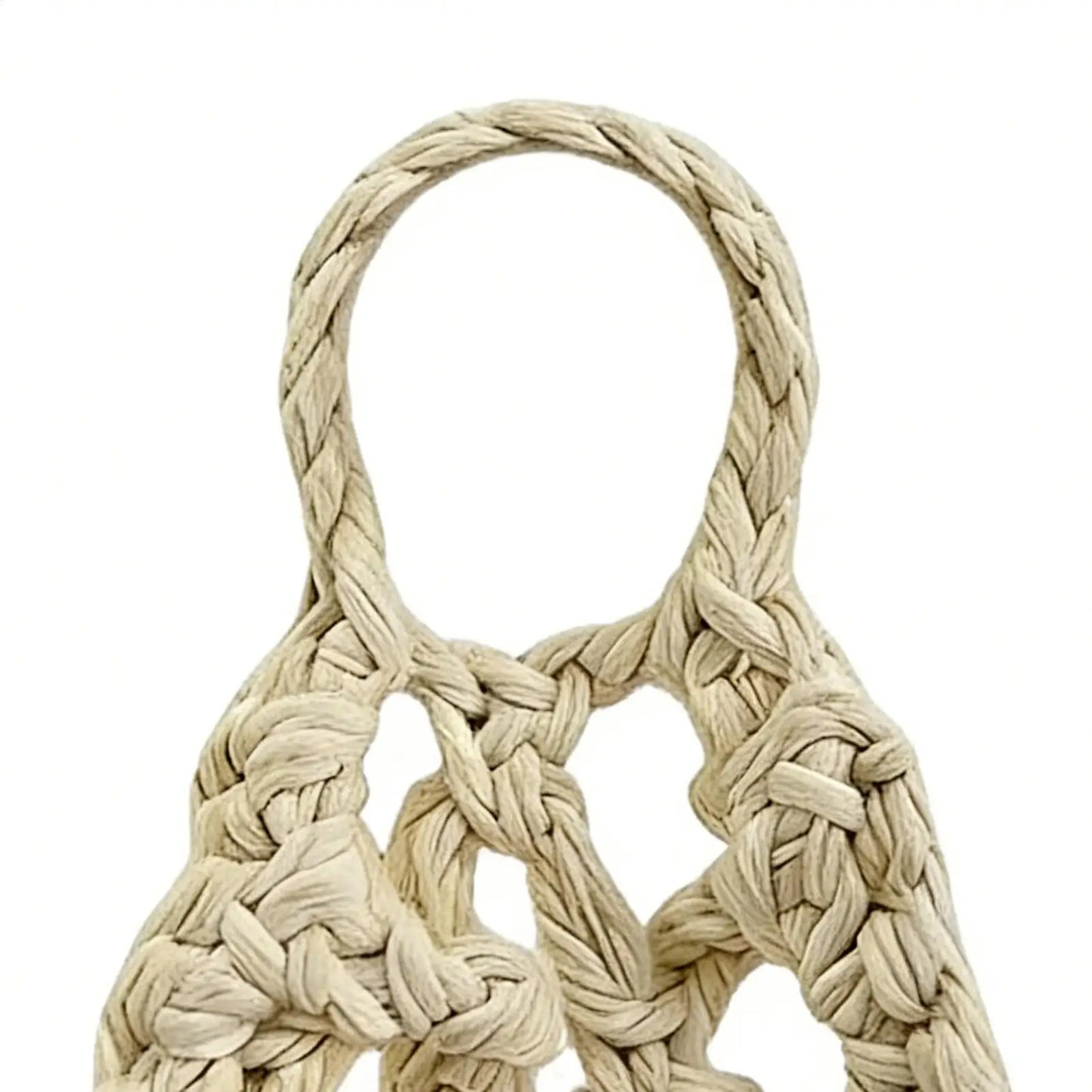 Boho Macrame Plant Hanger | Cotton Rope Woven Hanging Basket