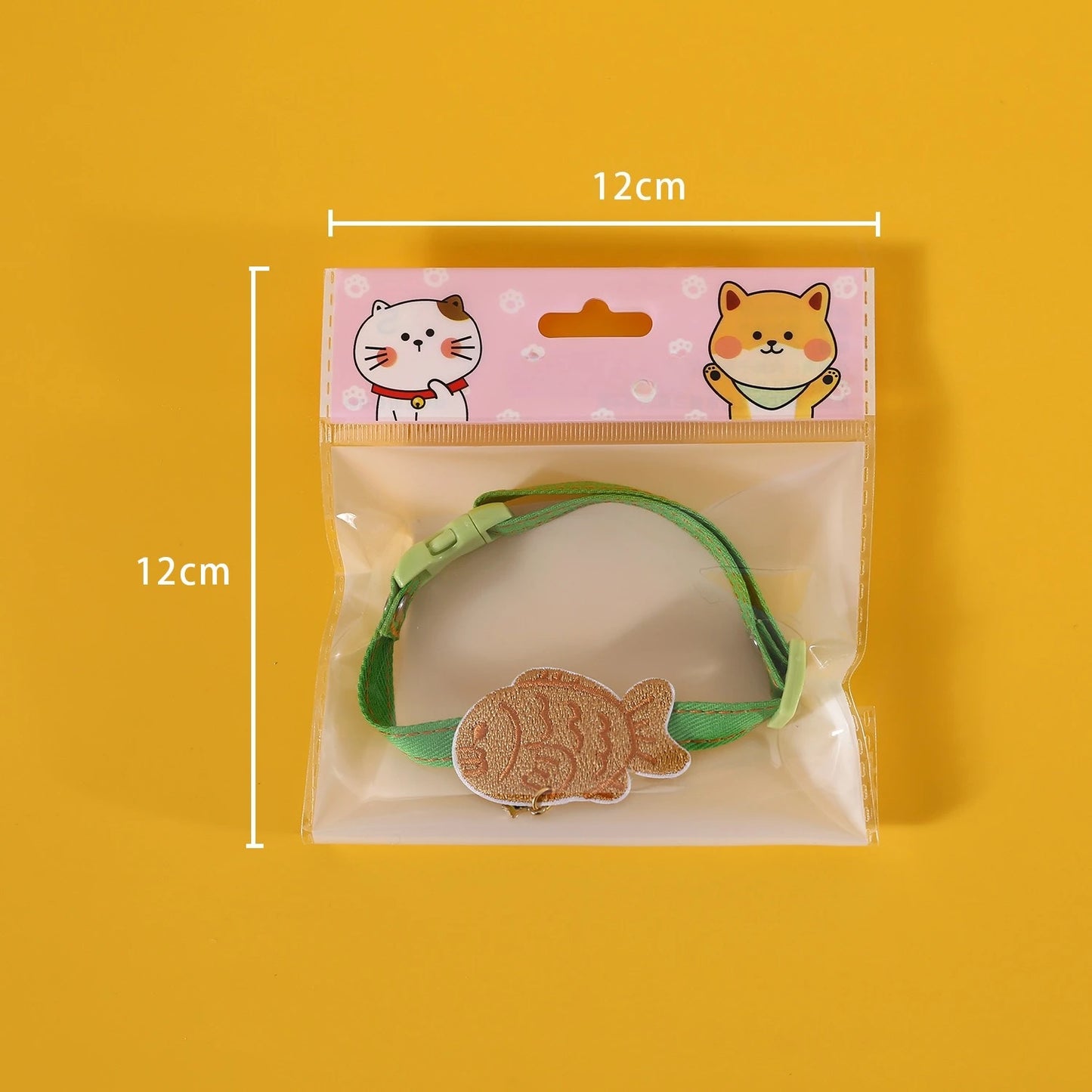 Sushi Embroidery Cat Collar – Adjustable Breakaway Safety Necklace
