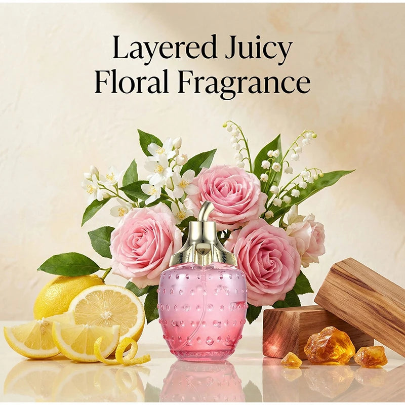 Strawberry Perfume Natural Fresh High-end Perfume Floral And Fruity Notes Daily Use Elegant Women' Romantic Date Eau De Toilette Peaceful Pleasures Health and Wellness