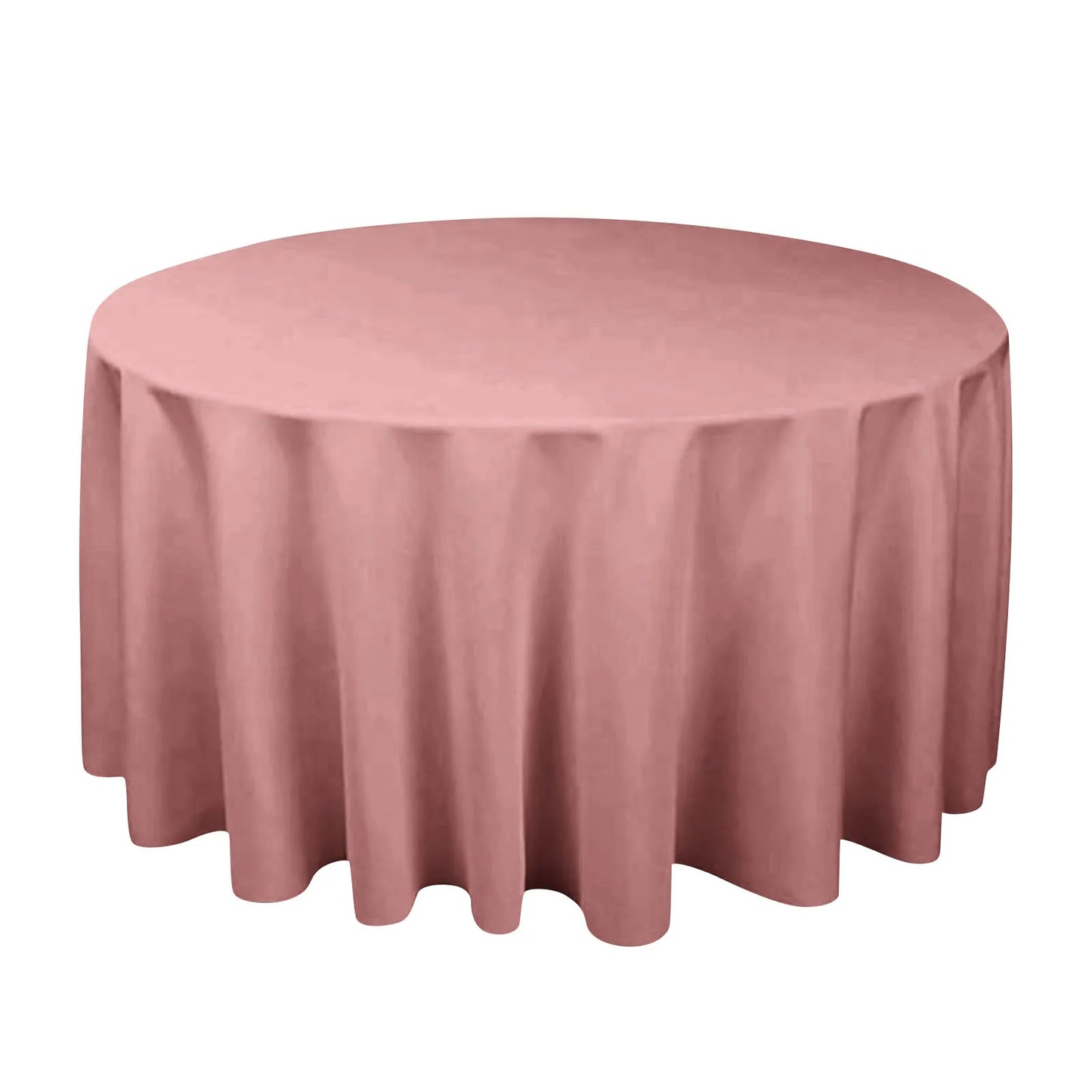 Round Satin Tablecloth – Water-Resistant Wedding & Banquet Cover