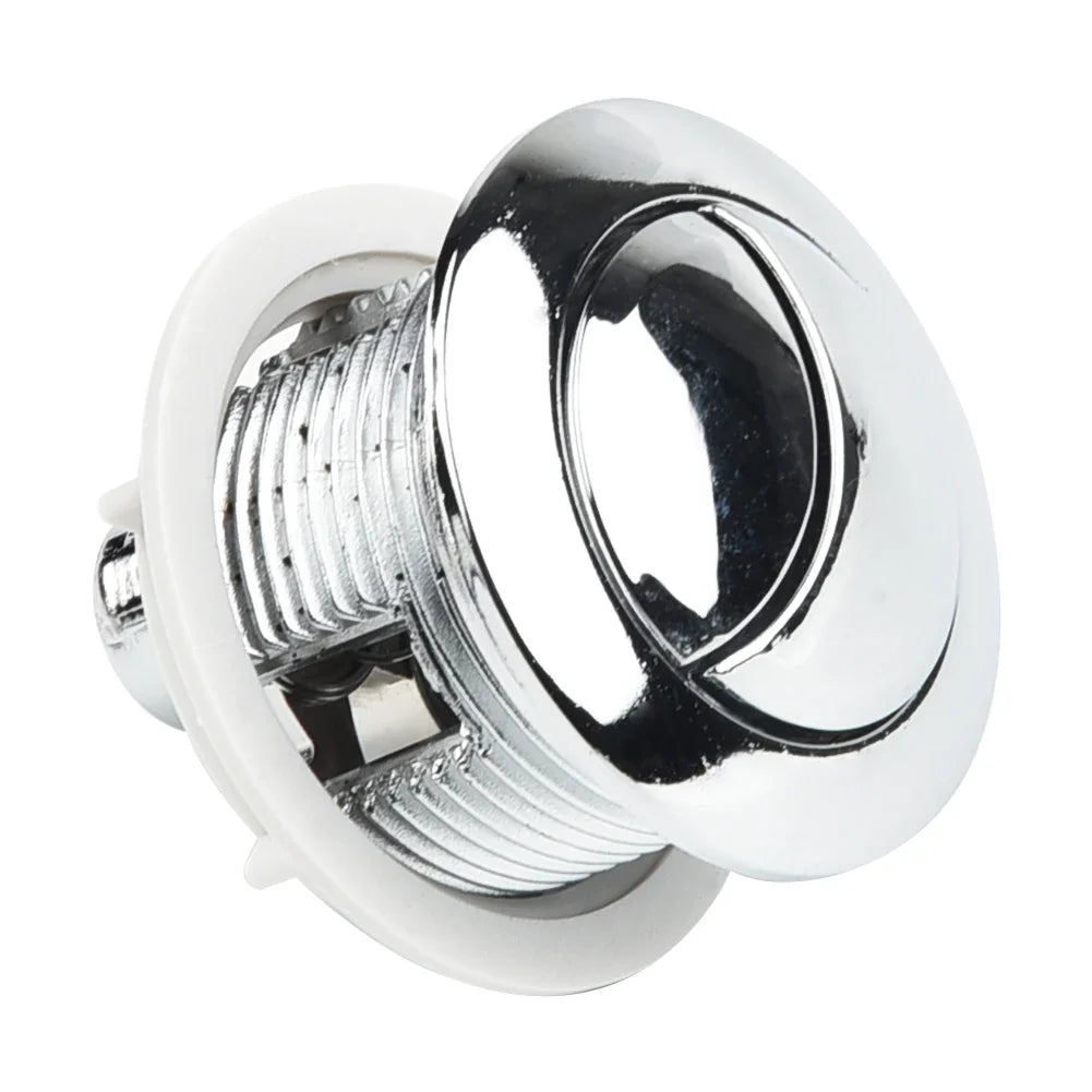 Dual Push Button Toilet Flush Switch – 38/48/58mm ABS Crescent