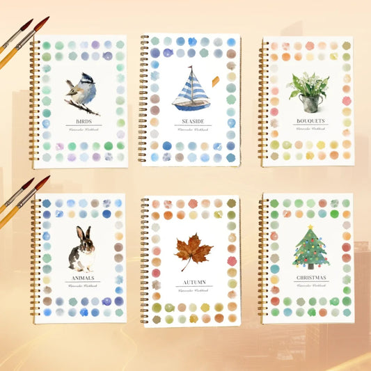 Beginner's Practice Book Painting Watercolor Oil Dyeing Album Comes Peaceful Pleasures Health and Wellness