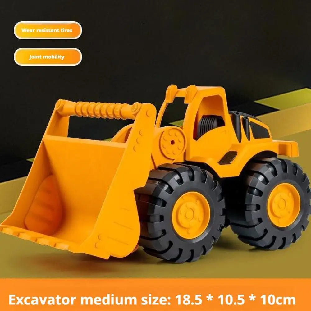 3-in-1 Excavator Dump Truck Toy for Kids – Inertia-Powered Construction Vehicle Peaceful Pleasures Health and Wellness