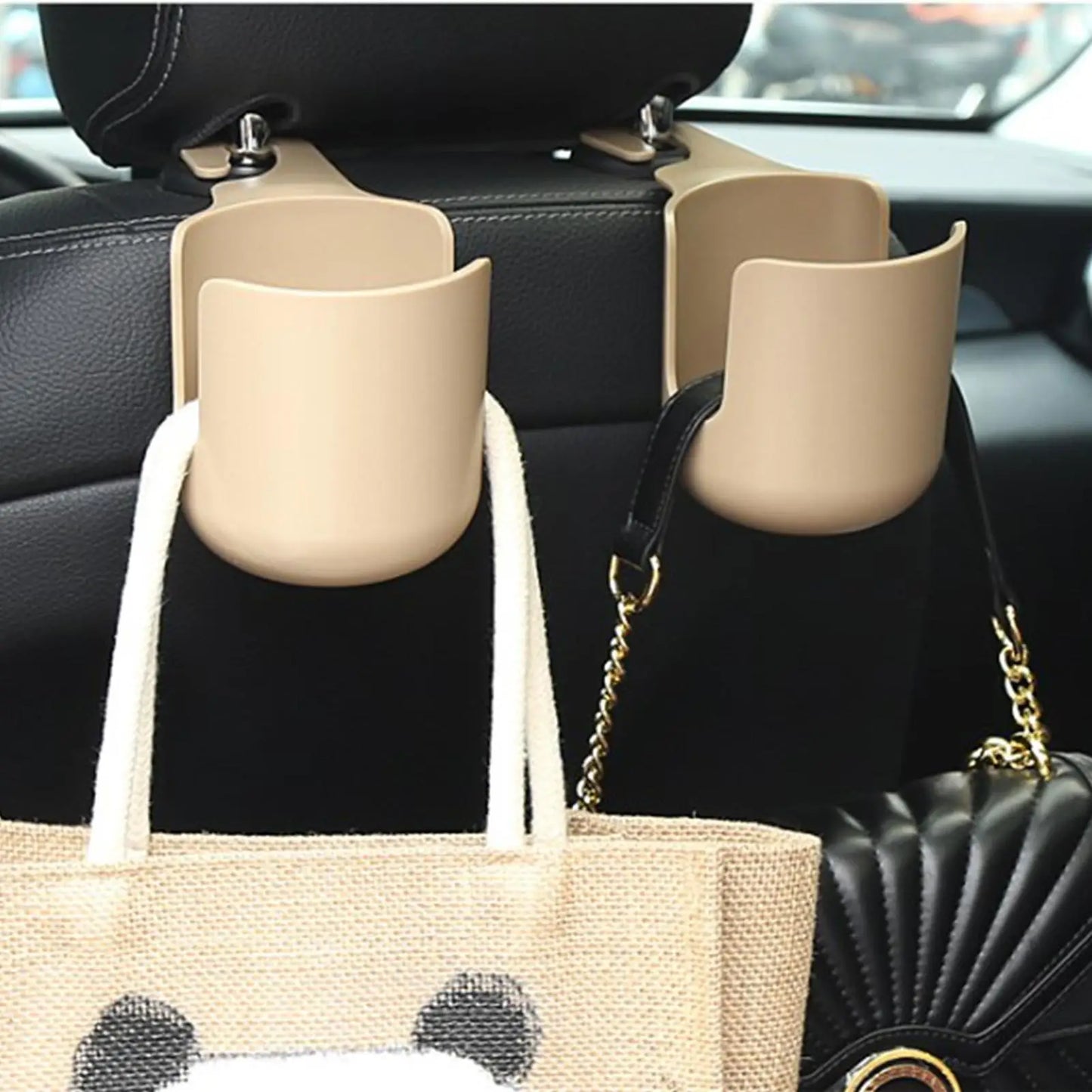 Car Rear Seat Cup Holder – Headrest Hanging Drink Rack