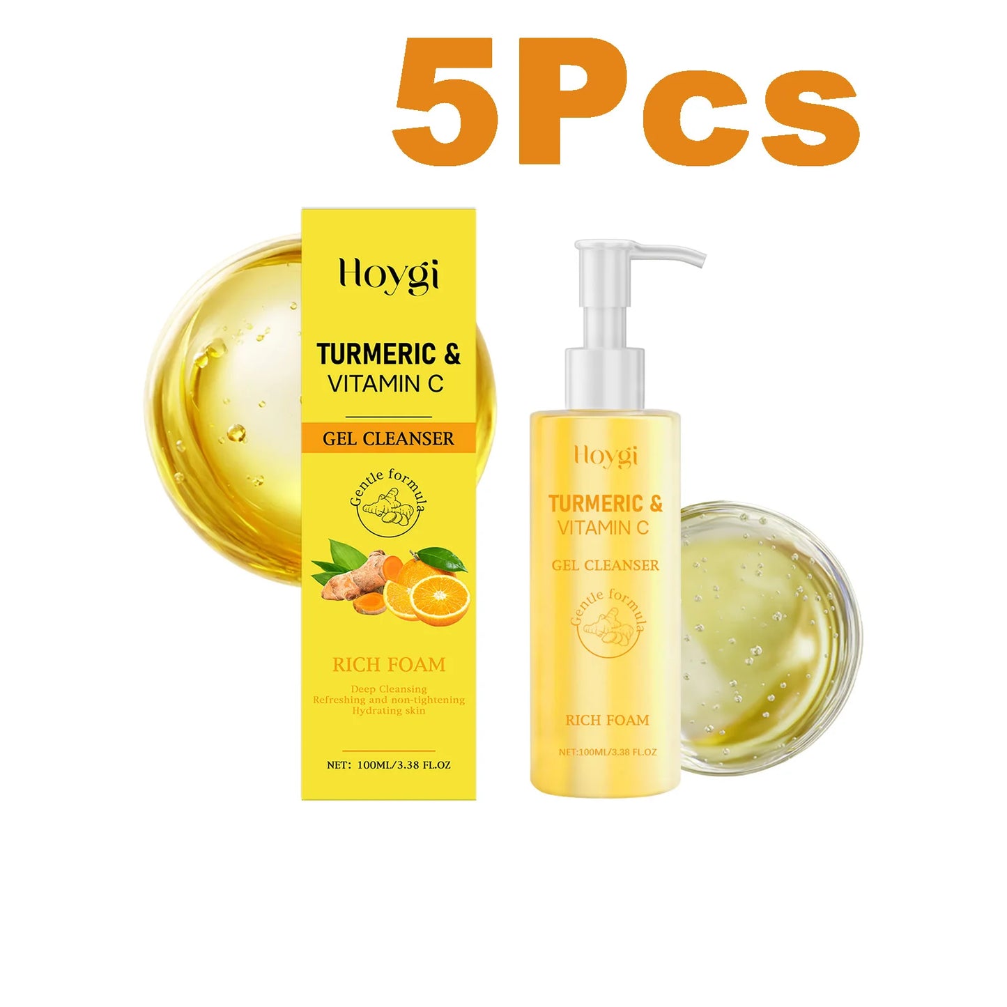 Turmeric Vitamin C Brightening Facial Cleanser – 100ml