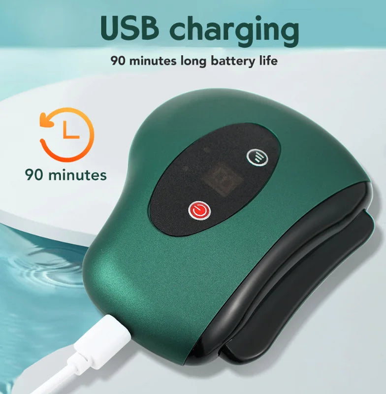 Electric Gua Sha Face Massager Facial Body Scraping Tool for Wrinkle Removal Skin Firm Tightening Lift Beauty Personal Care Peaceful Pleasures Health and Wellness