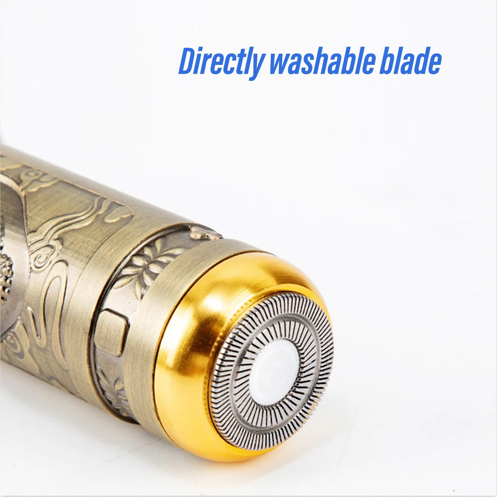 Convenient Electric Mini Shaver Long Battery Life Washable Men's Shaver Suitable for Home Car Travel Peaceful Pleasures Health and Wellness