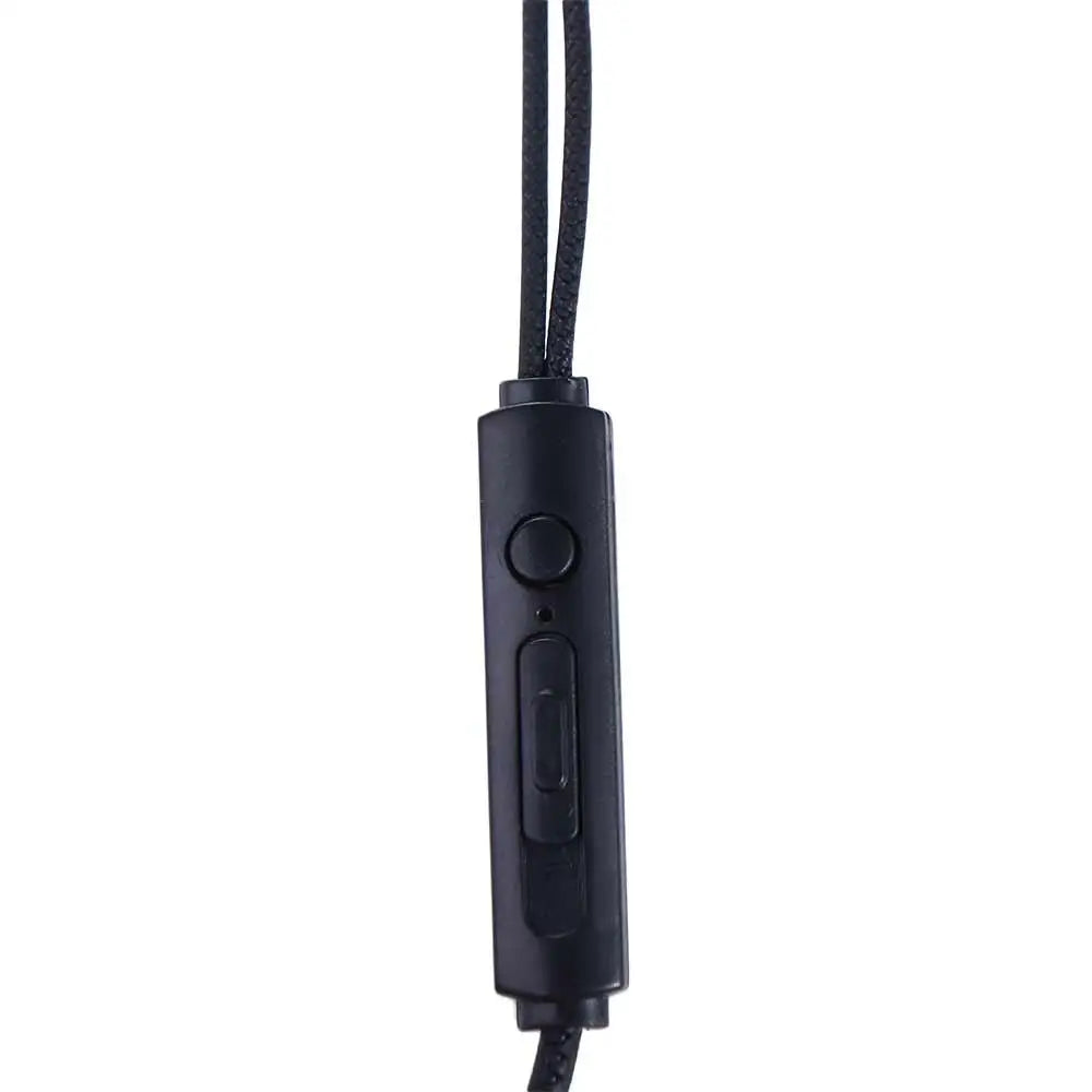 Double Dynamic Coil In Ear Type Stereo Earphones Plug-Type 3.5mm Earphone Bass Earbuds Wired Headset Wired Headphone Peaceful Pleasures Health and Wellness