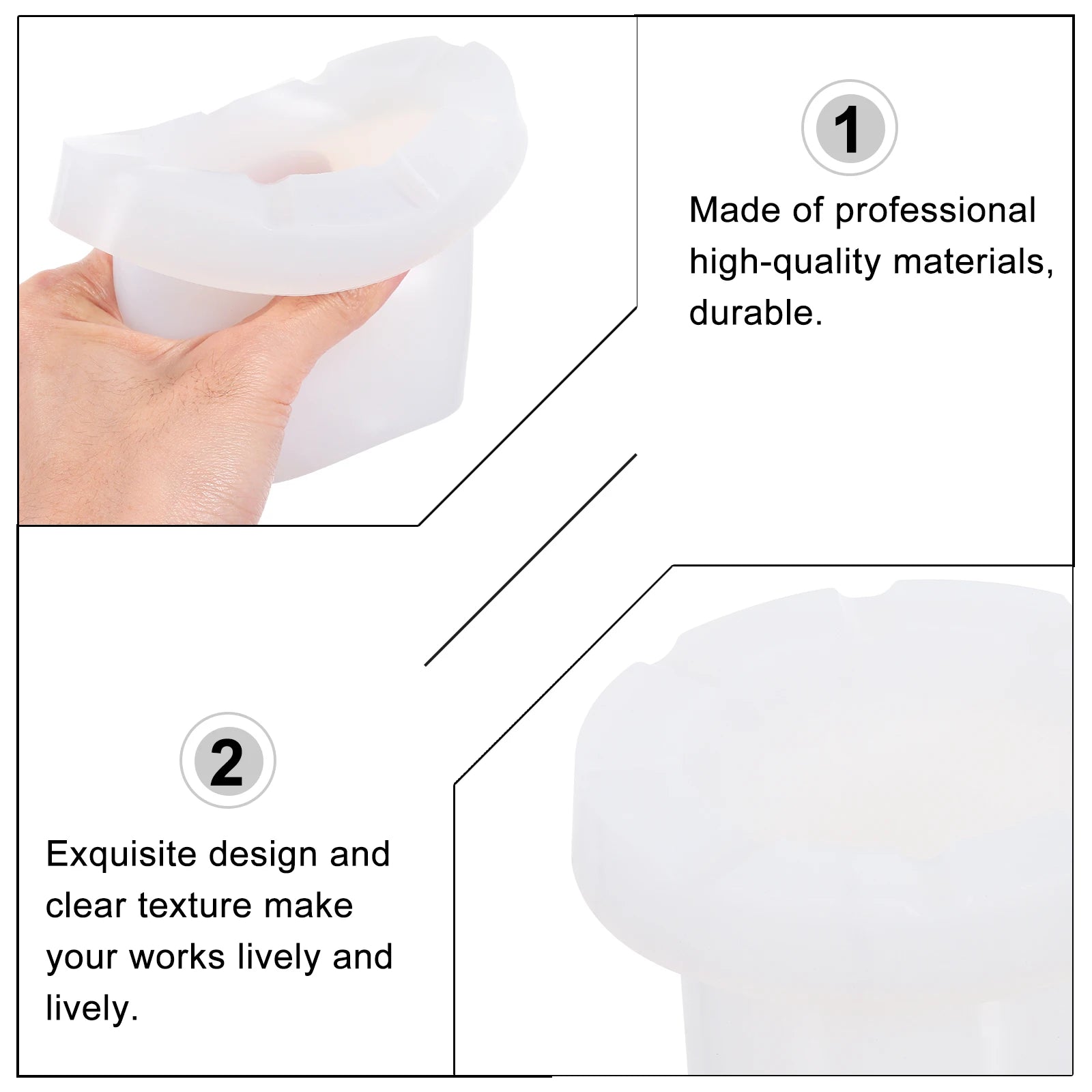 Plastic Cylinder Mold Hollow Mold Candles Decoration Aromatherapy Molds Plaster Mould Home Crafts Decoration Peaceful Pleasures Health and Wellness