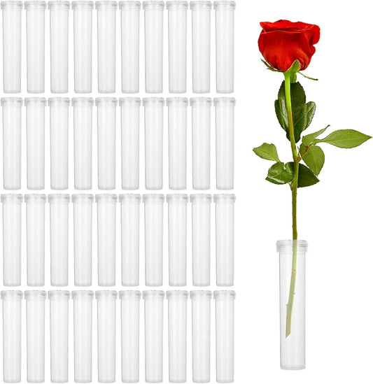 Floral Water Tubes with Picks – Clear Plastic 10/20/40 Pack Floral Water Tubes Oasis Select