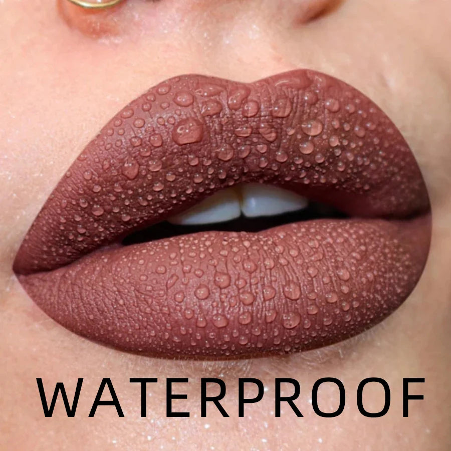 MCD 19-Color Matte Liquid Lipstick – Waterproof Long-Lasting